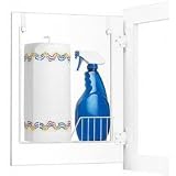 Paper Towel Organizer (White) (13.75'l x 11.5'w x 3.25'h)