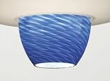 Forecast F1705MBL Quattro Pendant Glass Accessory, Marta Blue Glass