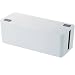 ELECOM ケーブル収納ボックス 6個口電源タップ収納 ホワイト EKC-BOX001WH