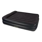 New Intex Pillow Rest Air Bed Easily Inflates & Deflates W/ A High-Powered Built-In Electric Pump
