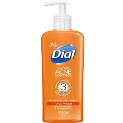 (2 Pack)-Dial Acne Control Deep Cleansing Face Wash, 7.5 FL OZ each