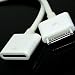 311pSNpvYML. AA75  Bluecell White Color Extender Extension Dock Cable + 6Ft USB Charge/Sync Data Cable for Iphone 4 4S 3g/3gs Ipod + Bluecell Cable Tie