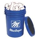 MacGregor Bucket of 5 Dozen 79P Practice Baseballs