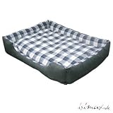 (02) XXL Hundebett Hundekissen 100 x 80 x 18cm Hundesofa