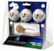 Bowling Green State Falcons 3 Golf Ball Gift Pack With Cap Tool