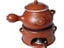 Mamma Ro 7x11-in. Classic Series Fondue Set, Cotto.