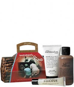 philosophy - warm by the fire - ultra-decadent bath & body gift set