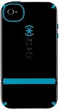 Speck Products CandyShell Flip Case for iPhone 4/4S, Carrying Case - Retail Packaging, 1-Pack (Black/peacock)