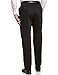 Haggar Mens Work To Weekend Hidden Expandable Waist No Iron Flat Front Dress-pants, Black, 36W X 34L US