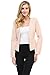Auliné Collection Women’s Candy Color Tailored Fit Open Suit Jacket Blazer