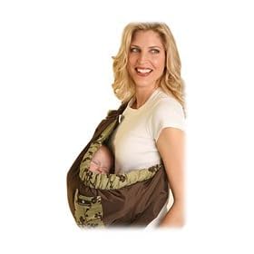 Dr. Sears Balboa Baby Adjustable Sling Green & Blossom All Over