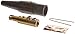 Marinco CLS20MB-A CLS Series Cam Type, Series 16 Inline, Single Pin Connector, 400 Amp, 600 Volt, #2 - 2/0 AWG, Male - Black (A)