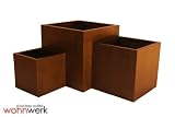 Produkt-Bild: Teak Holz Veneer Fiberglas K&uuml;bel Gr&ouml;&szlig;e I