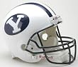 BYU Cougars Riddell Deluxe Replica Helmet - College Athletics Sports Merchandise