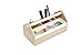 Umbra Toto Storage Box (Long), Perfect for Organizing Makeup, Brushes, Jewelry, Stationery, and More, Birch Wood Metal Finish, Natural/White