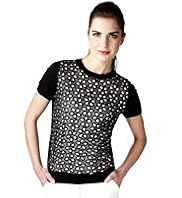 Limited Collection Pure Cotton Daisy Embroidered Knitted T-Shirt