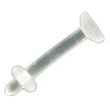 Flexible Acrylic Labret Retainer: 16g 5/16"
