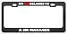 My Heart Belongs To A Hr Manager Career Profession Metal License Plate Frame Holder Border Tag
