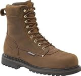 Men's Carolina 8 Waterproof Rugged Steel Toe Work Boots Copper