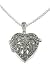 Marcasite Set Silver Locket