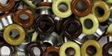 American Crafts Medium Eyelet Assortment 48/Pkg Neutrals MEDE-85471; 4 Items/Order