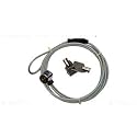 Laptop Computer Key Chrome Lock & Security Cable Chain