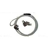 Laptop Computer Key Chrome Lock & Security Cable Chain
