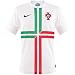 Portugal Soccer White Nike Replica Away Jersey