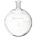 Chemglass CG-1500-10 Glass 2000mL Single Neck Flat Bottom Flask, with 24/40 Standard Taper Outer Joint