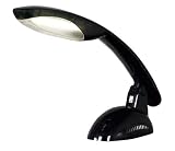 Holmes Black Fluorescent Desk Lamp