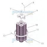 Jandy CL Series Replacement Parts CL 460 Filter Cartridge, 115 sq. ft. (4 required, Sold Separately)