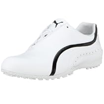 Puma Traveller 182267-02, Herren Sportschuhe - Golf, weiss, (white/black 02)