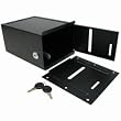 Black Steel Toke Box with Lock - Under Table mount - Casino Supplies > Tables > Drop & Toke Bokes