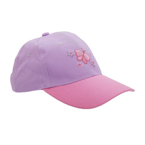 Girls Flower/Butterfly Design Baseball Cap