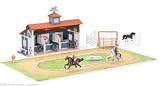 Review BREYER HORSES 300120 / Mini Whinnies Bluegrass Stable Play Set