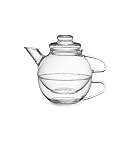 Bormioli Rocco H Drink Pleasure Tea for One with 13 Ounce Cup
