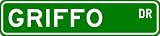 GRIFFO Street Sign ~ Personalized Family Lastname Sign ~ Gameroom, Basement, Garage Sign Novelty** METAL ALUMINUM