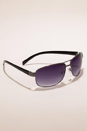 Tinted Square Lens Wrap Sunglasses
