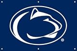 Penn State Nittany Lions Indoor/Outdoor Fan Banner 3 ft x 2 ft NCAA College Athletics Fan Shop Sports Team Merchandise