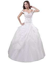 Lace Off the Shoulder  Organza/Satin Floor Length  Ball Gown  Dress