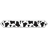 Printed Cow Print Table Runner Party Accessory (1 count) (1/Pkg)