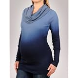 A Pea in the Pod Collection: Splendid Long Sleeve Cowl Neck Rib Knit Maternity T Shirt by Splendid