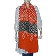 Long Scarf Cotton Tie and Dye Accessory 88 x 40 inches (dup291)