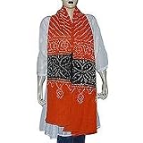 Long Scarf Cotton Tie and Dye 88 x 40 inches (dup291)