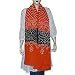 Long Scarf Cotton Tie and Dye Accessory 88 x 40 inches (dup291)