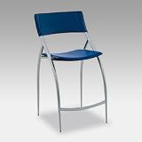 Calligaris 23.5-Inch Way Counter Stool Black - CD005-BL
