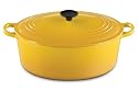Le Creuset Enameled Cast-Iron 5-Quart Oval French Oven, Dijon