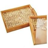 Wine Enthusiast Wine Cork Serving Tray Kit