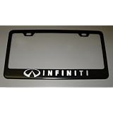 Infiniti Black License Plate Frame 