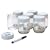 LAGRANGE - Jeu De 7 Pots Verre empilables pour yaourti�re *